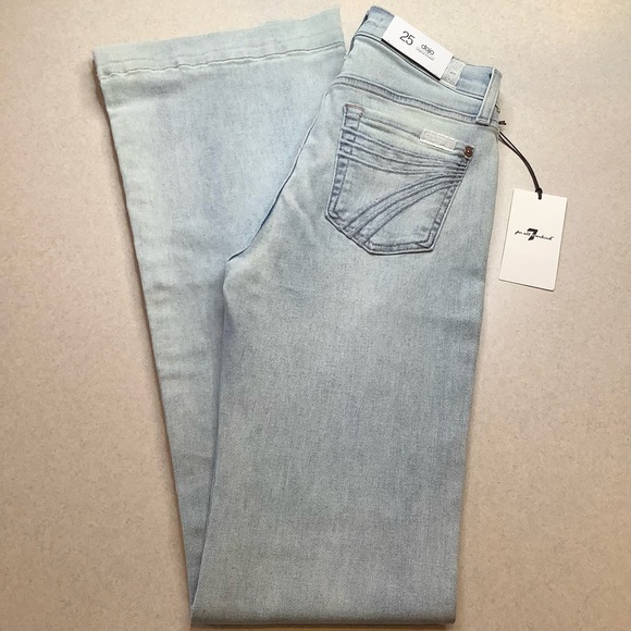 7 For All Mankind Denim - 7 For All Mankind Jeans 25X35.5 Dojo Stonewashed NWT!